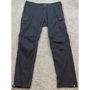 Kuhl Renegade Convertible Pants Men 40x34 Stealth Zip Off Hike Outerwear Outdoor
